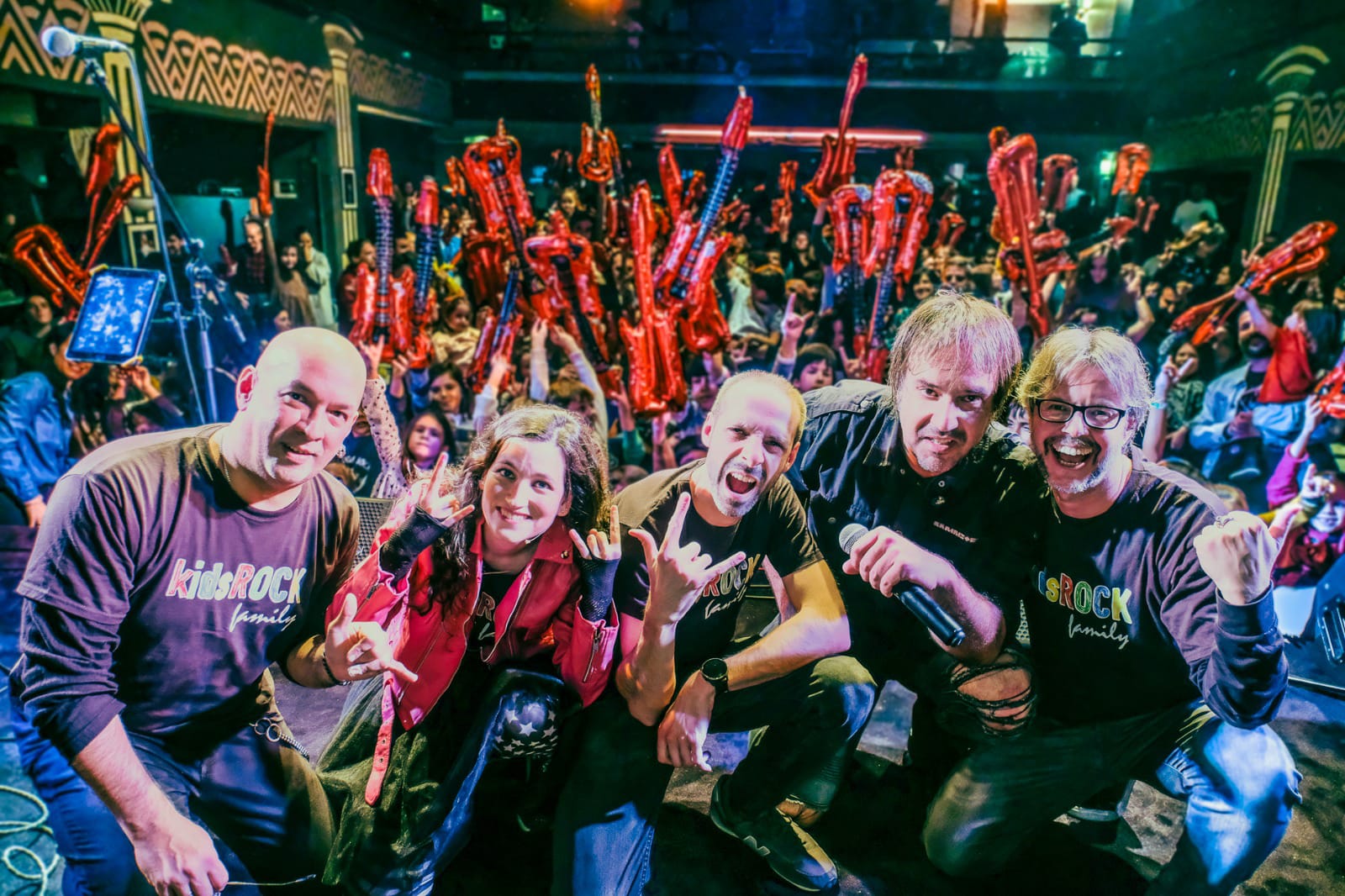 Fotografía promocional de Kids Rock Family 5 Noviembre