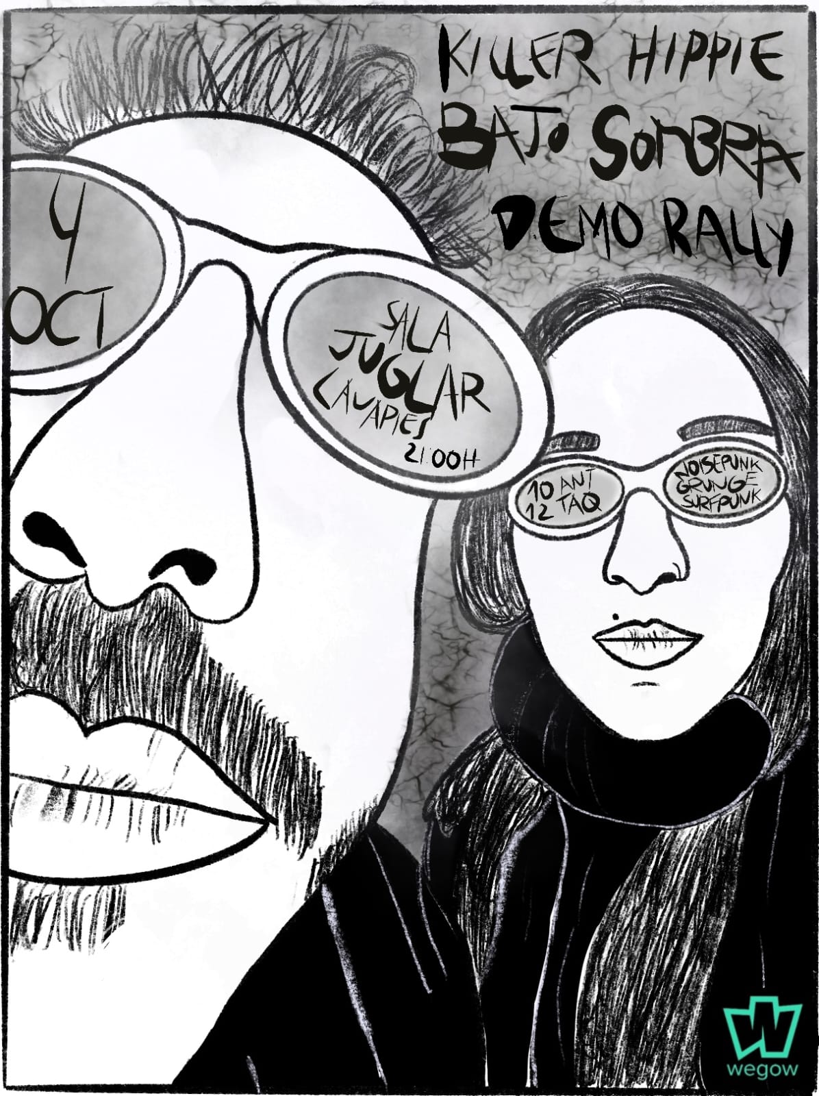 Fotografía promocional de KillerHippie / Bajo Sombra / Demo Rally