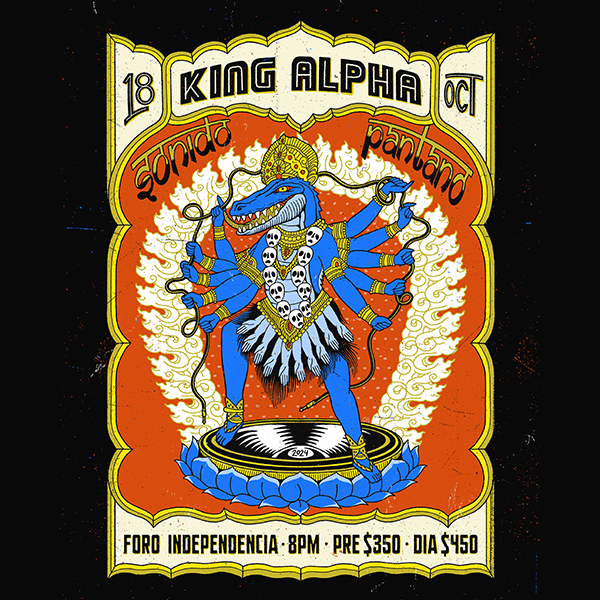 Fotografía promocional de King Alpha meets Sonido Pantano