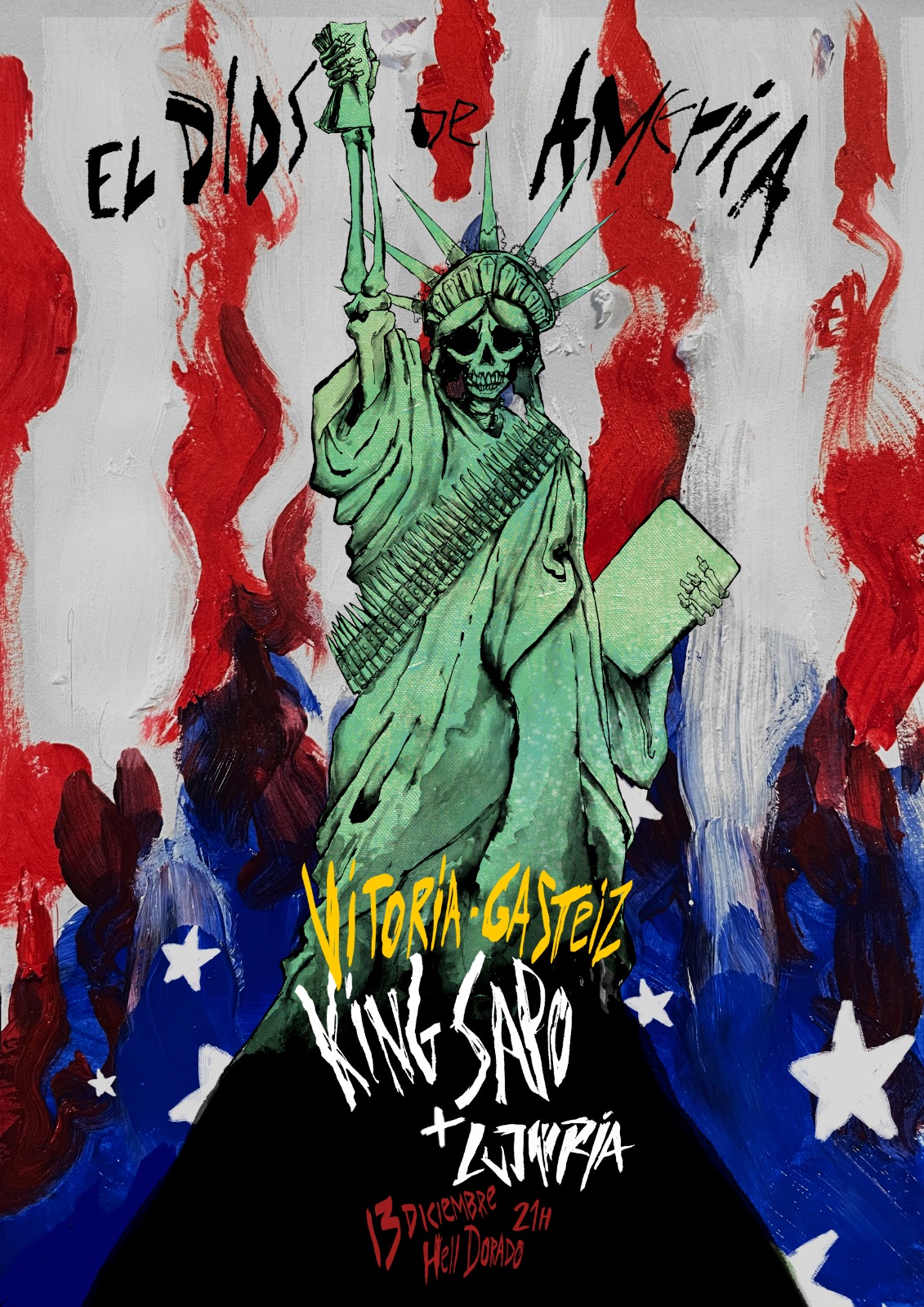 Fotografía promocional de King Sapo + Lujuria en Gasteiz en Hell Dorado