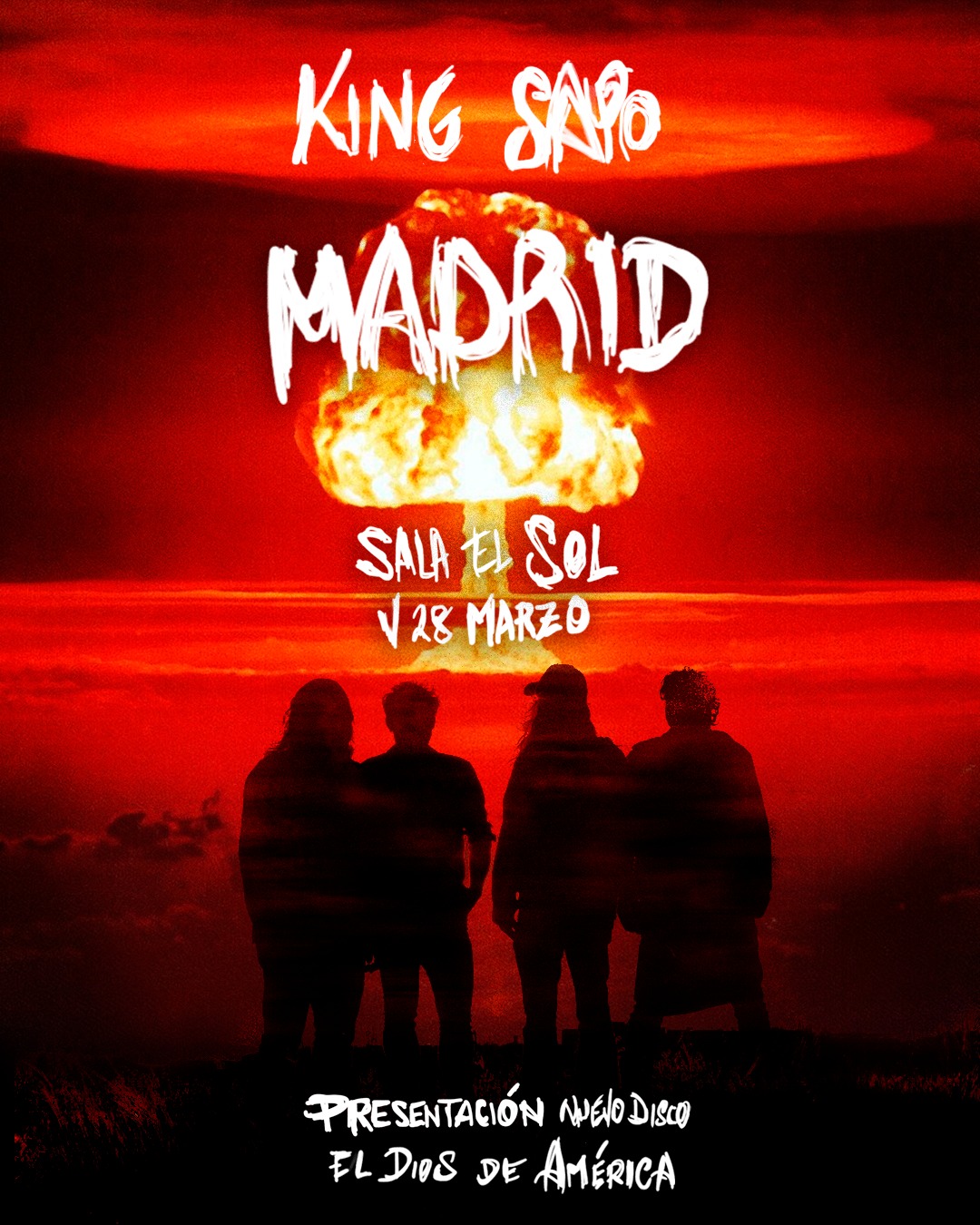 Fotografía promocional de King Sapo MADRID Presentación de nuevo disco "El Dios de América"