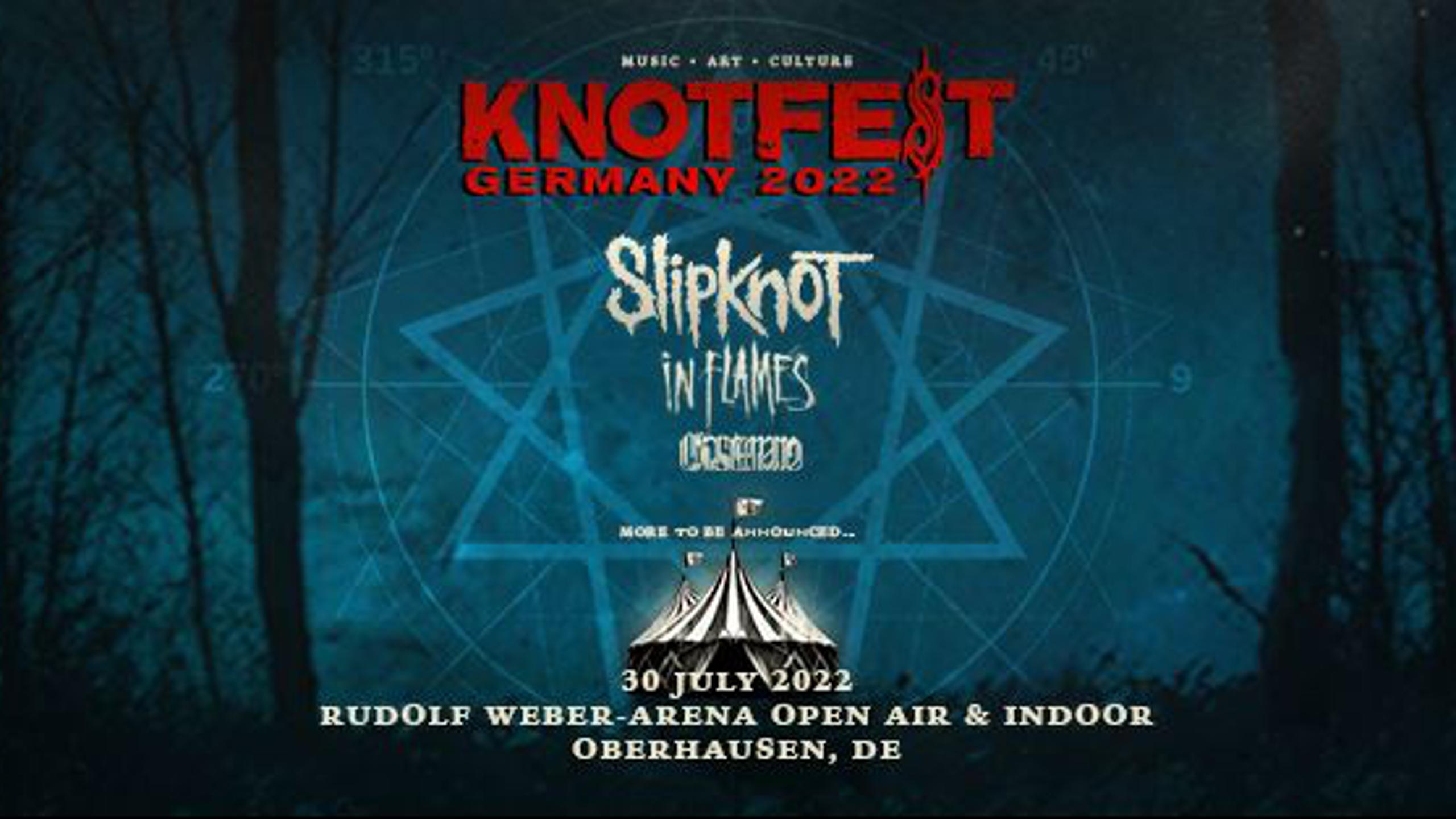 Knotfest Germany 2022. Entradas, cartel, grupos de Knotfest Germany