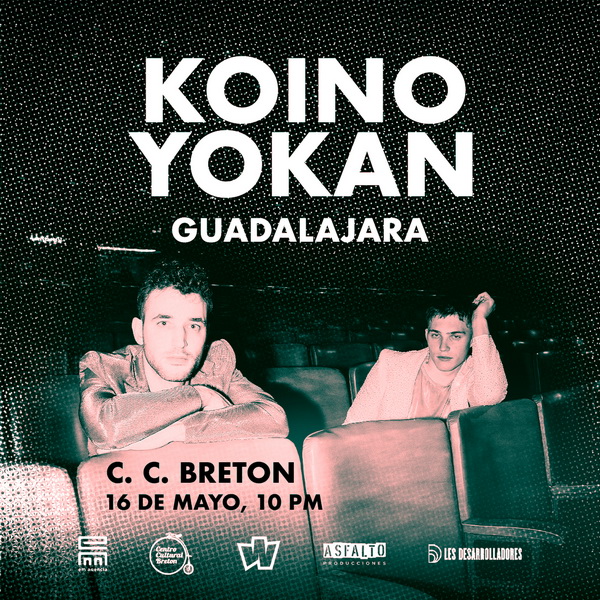 Fotografía promocional de Koino Yokan en Guadalajara, Mexico tour 2024