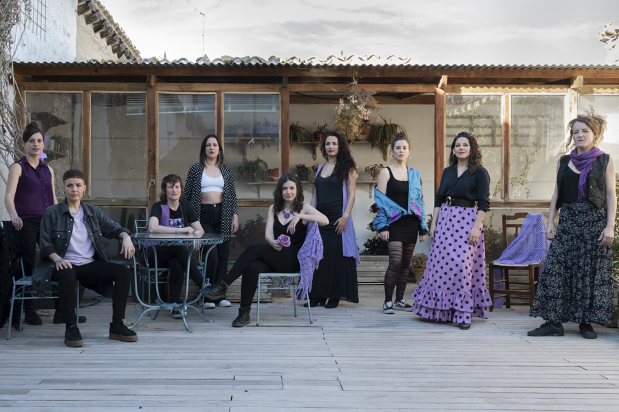 Fotografía promocional de Komando Komare en Sabiñánigo