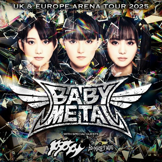 Promofoto von Concierto de Babymetal + Poppy + Bambie Thug en Núremberg.