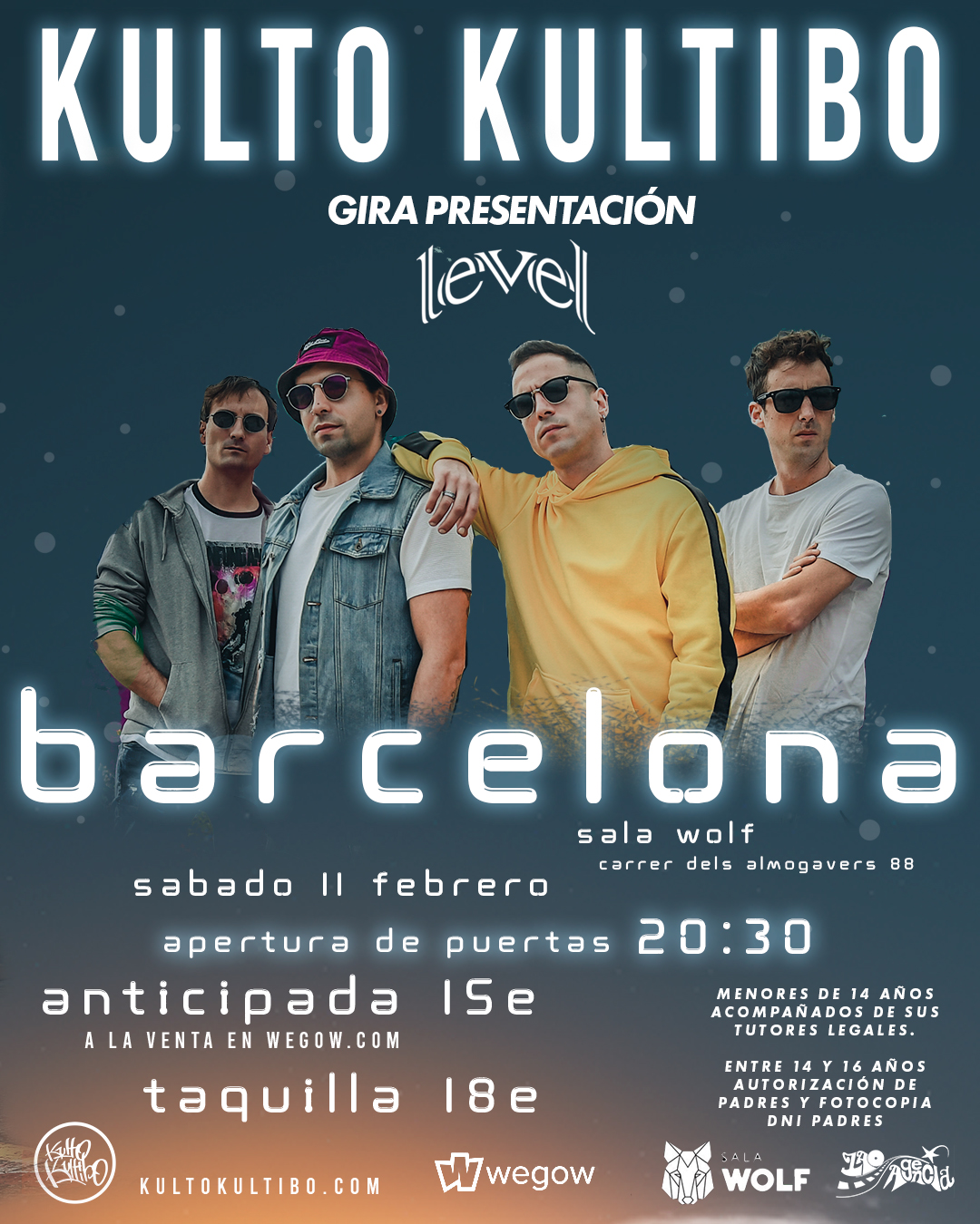 Fotografía promocional de Kulto Kultibo en Barcelona