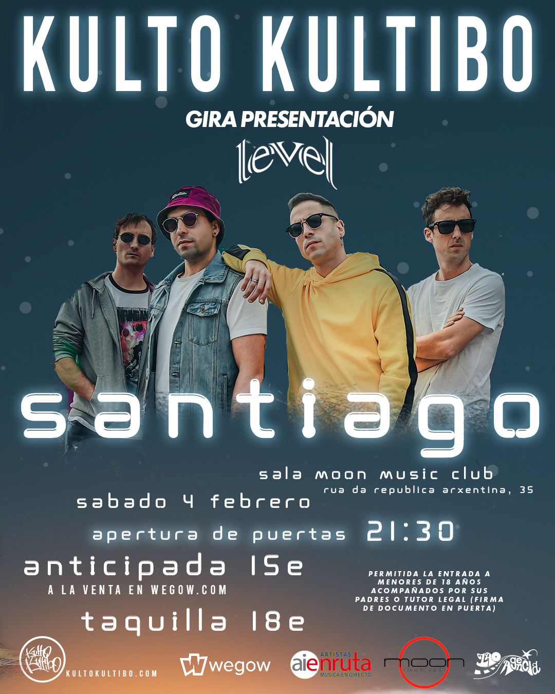 Fotografía promocional de Kulto Kultibo en Santiago de Compostela