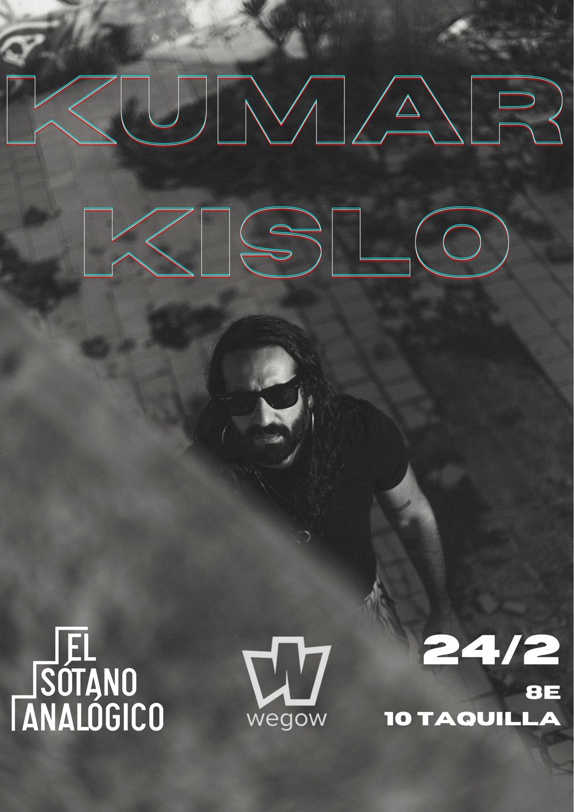 Fotografía promocional de Kumar Kislo en concierto