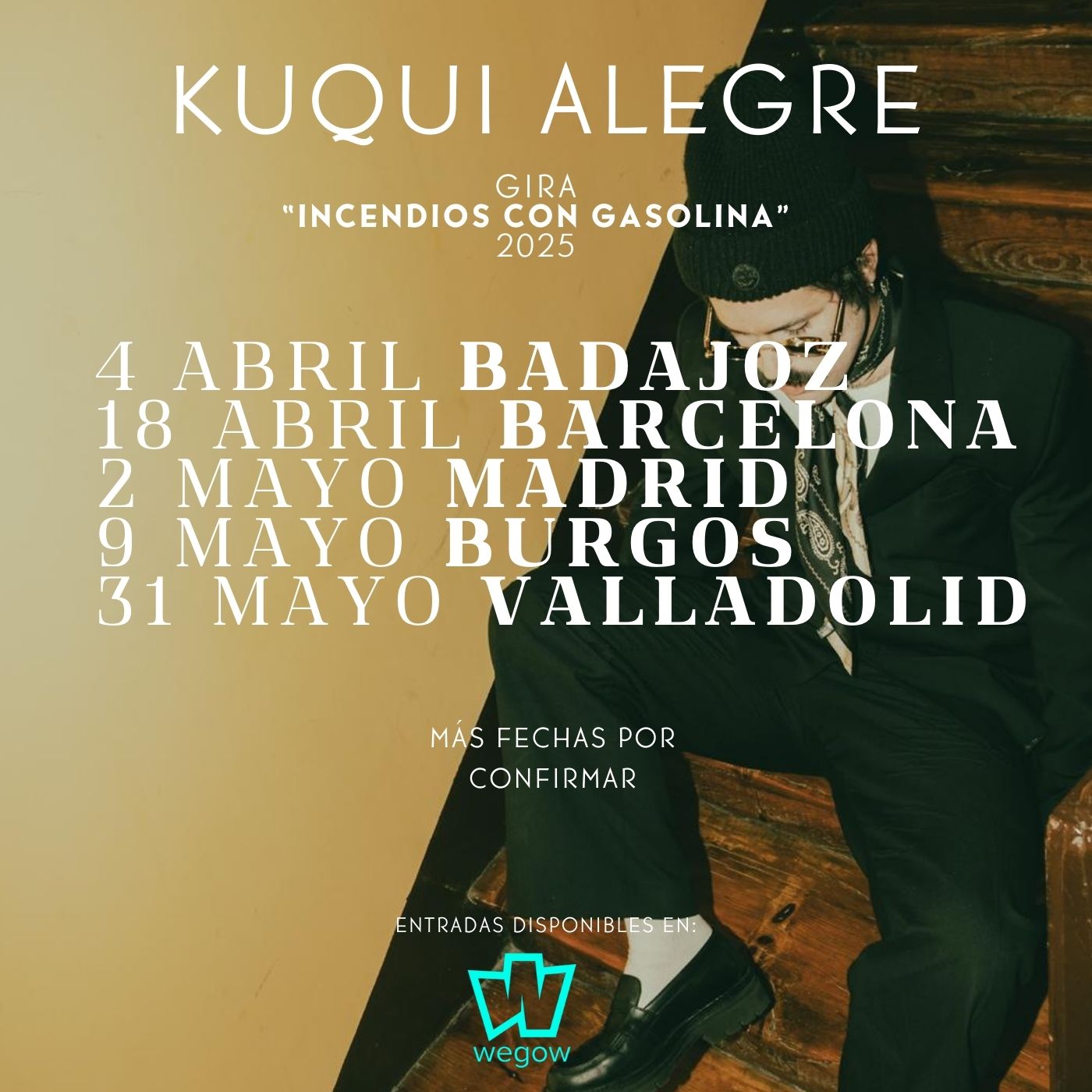 Fotografía promocional de Kuqui Alegre - Concierto Badajoz - Sala La Santa