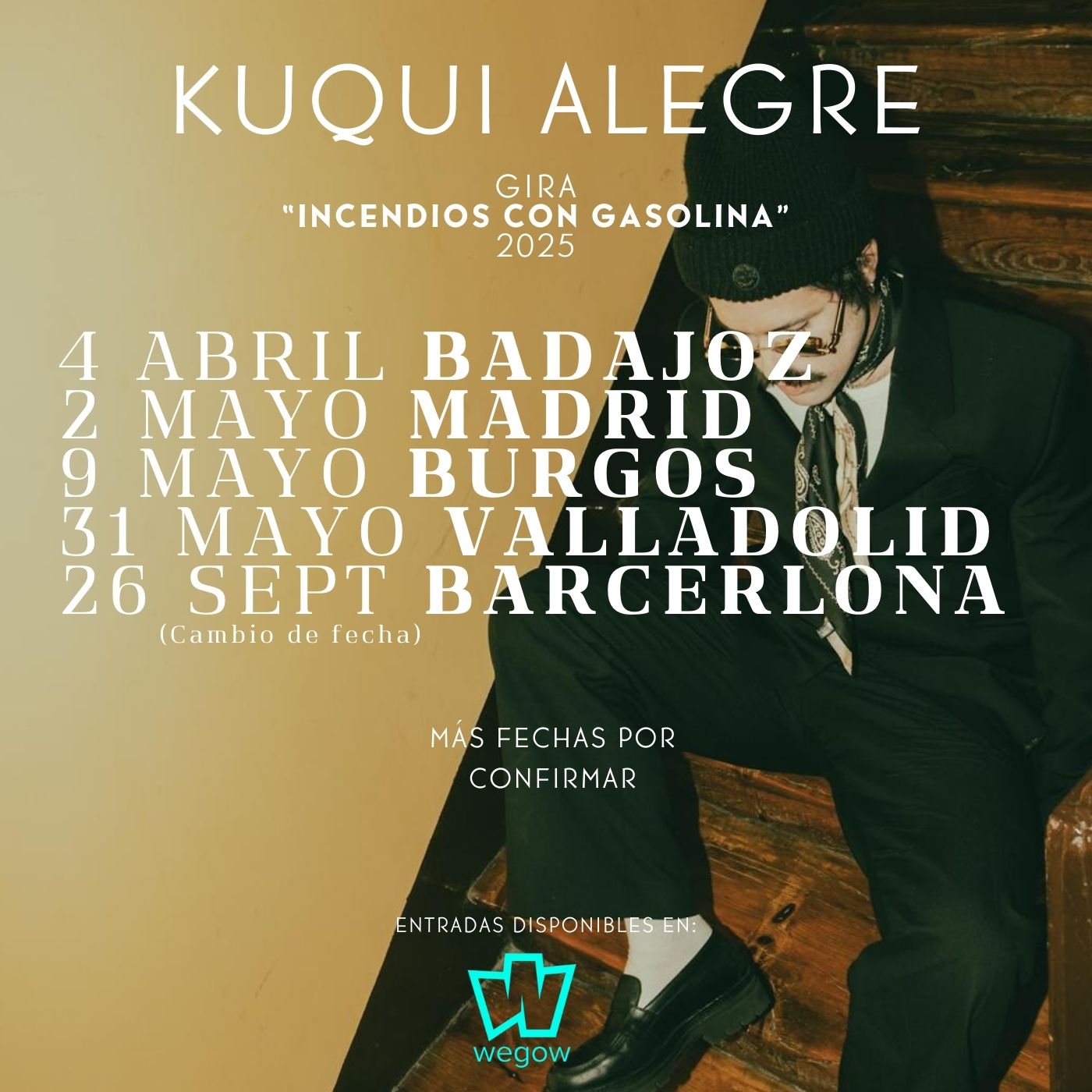 Fotografía promocional de Kuqui Alegre - Sala Siroco - Madrid
