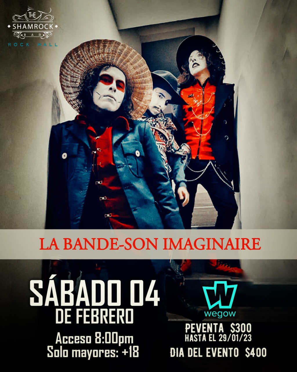 Fotografía promocional de La Bande-Son Imaginaire en The Shamrock