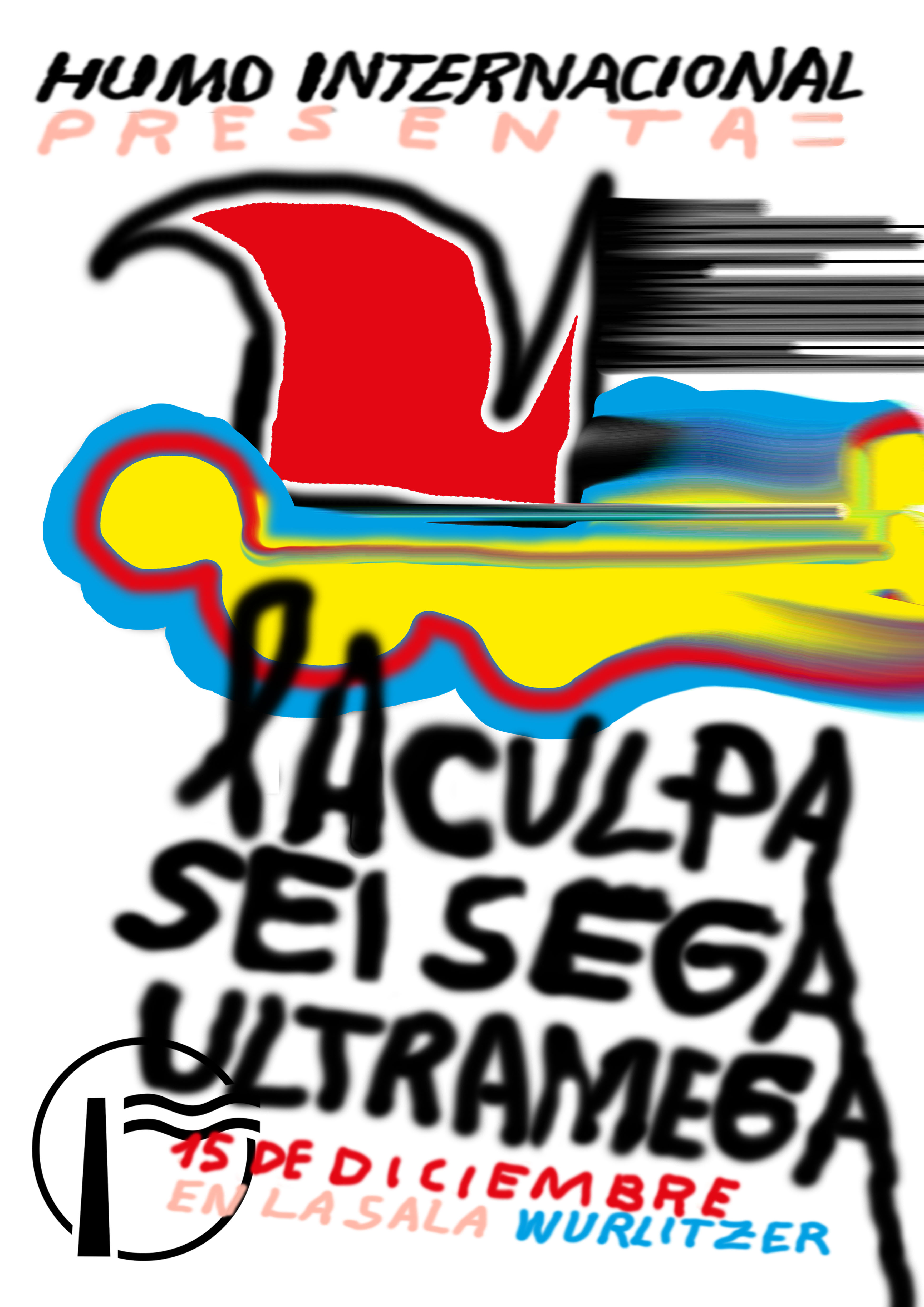 Promofoto von La Culpa + Sei Sega + Ultramega @ Wurlitzer Madrid.