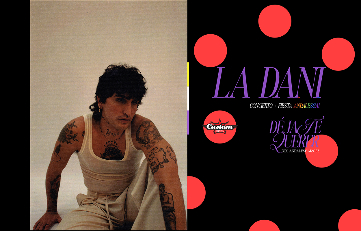 Fotografía promocional de LA DANI concierto en Sevilla + Fiesta ANDALESGAI