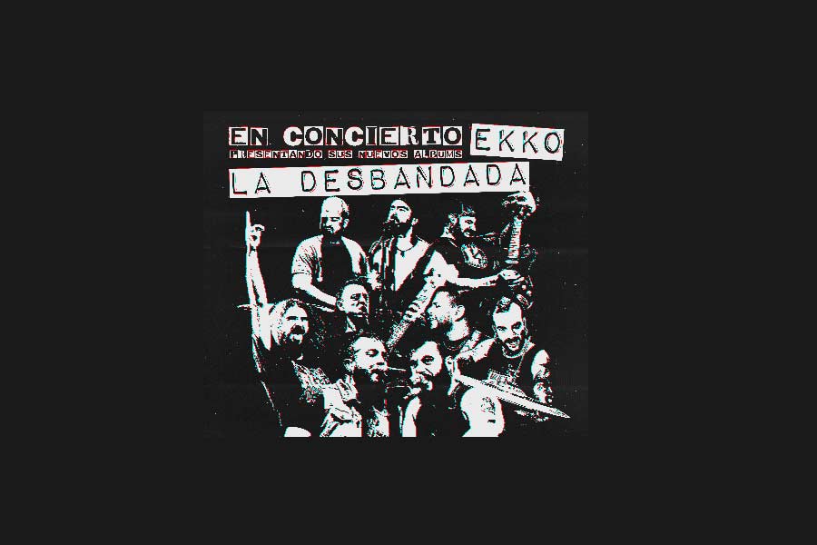 Fotografía promocional de LA DESBANDADA + EKKO EN MADRID