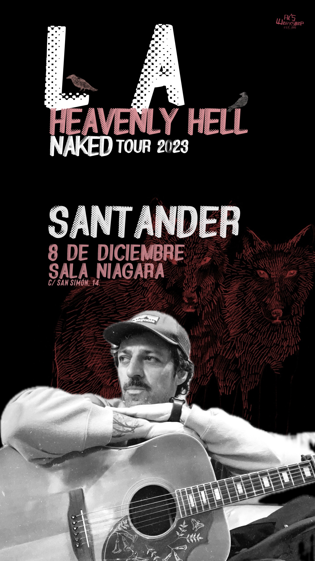 Fotografía promocional de L.A. en Santander