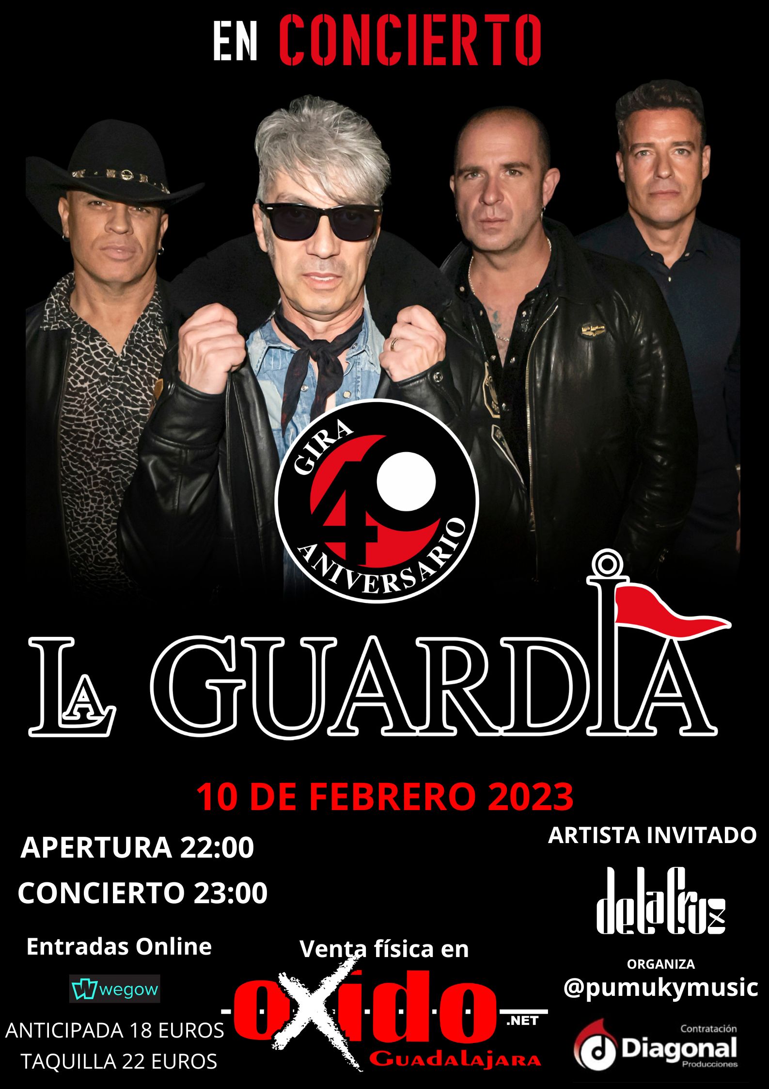 Fotografía promocional de La Guardia en Guadalajara