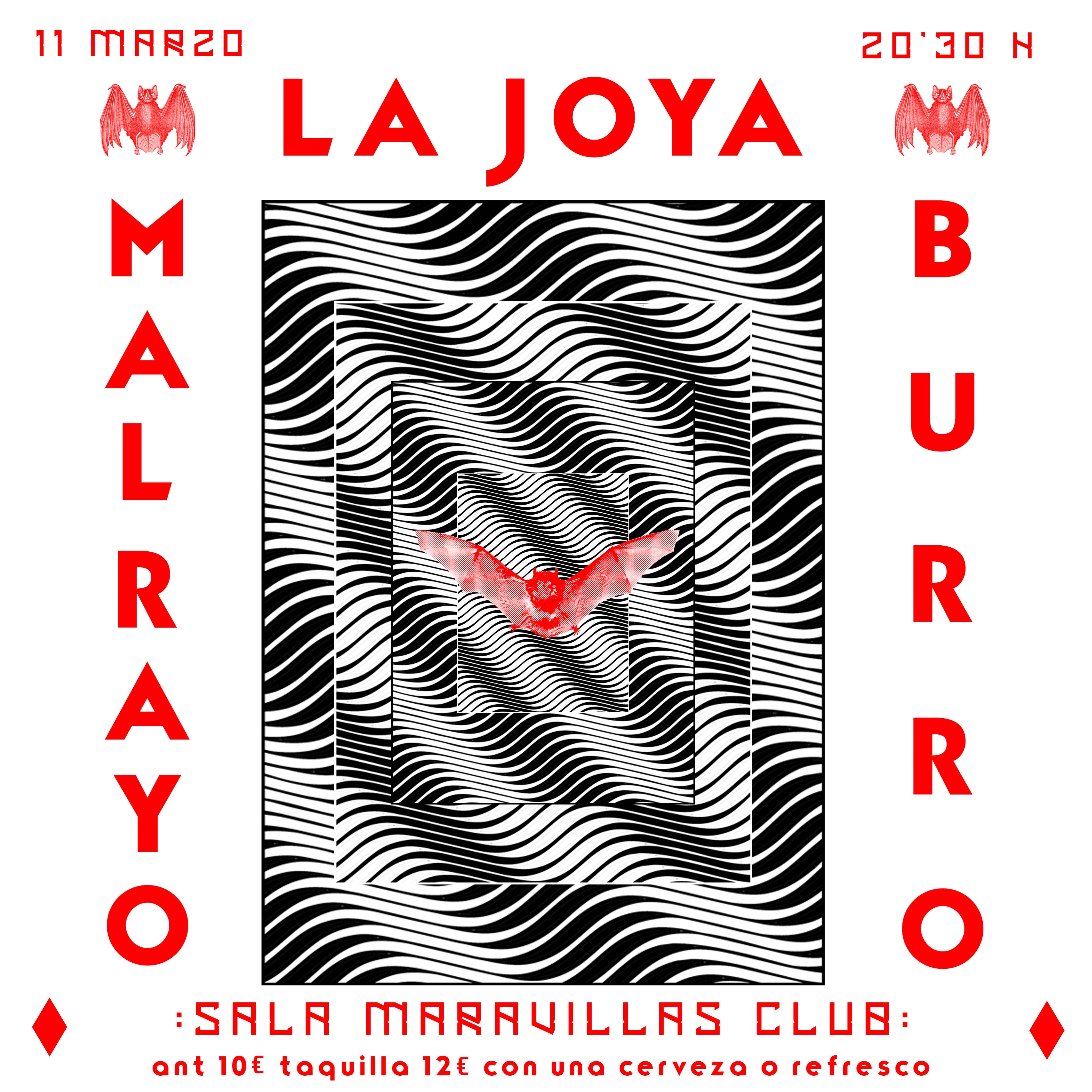 Fotografía promocional de La Joya + Burro en Maravillas Club