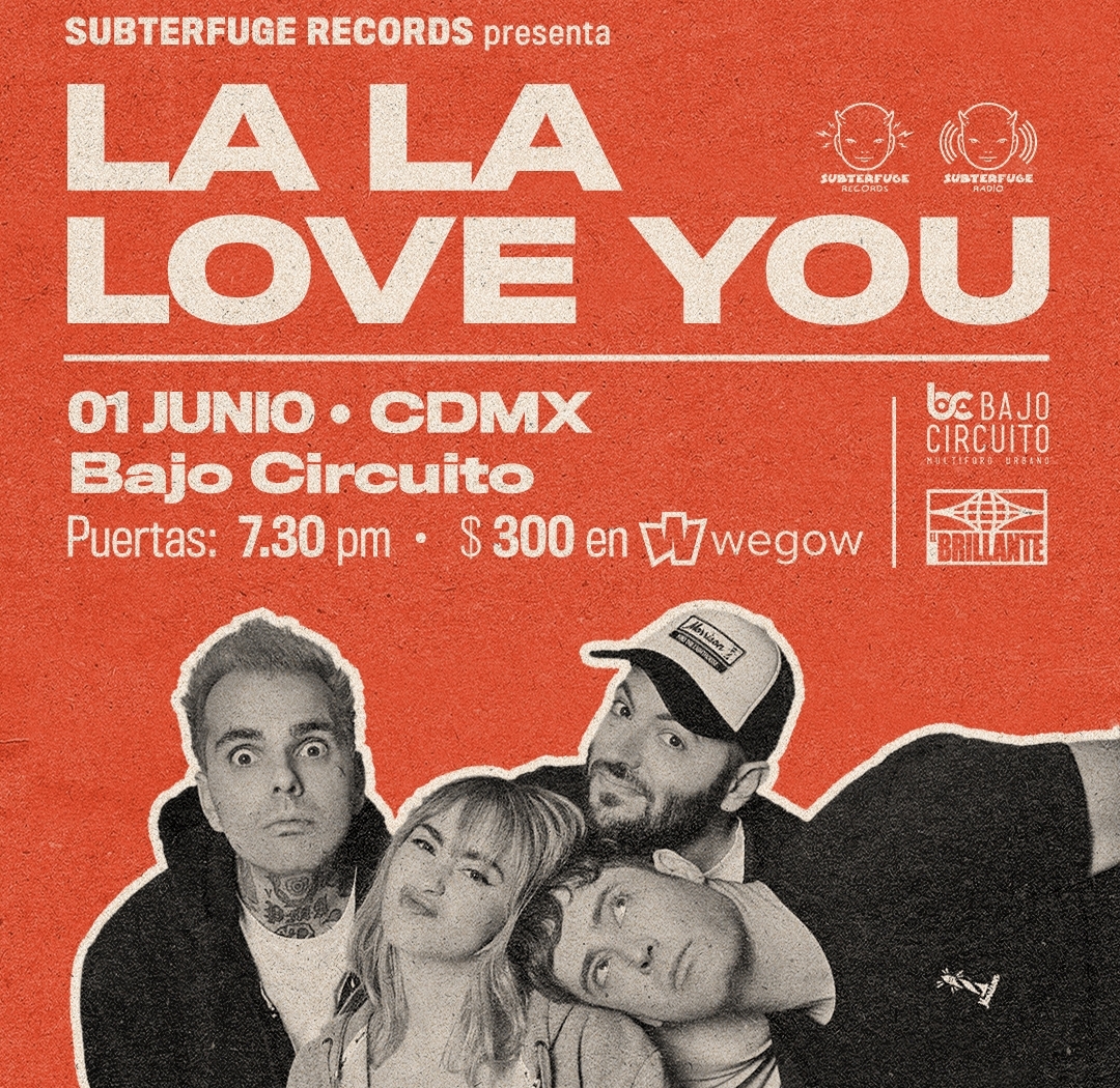Promotional photograph of La La Love You en Bajo Circuito.