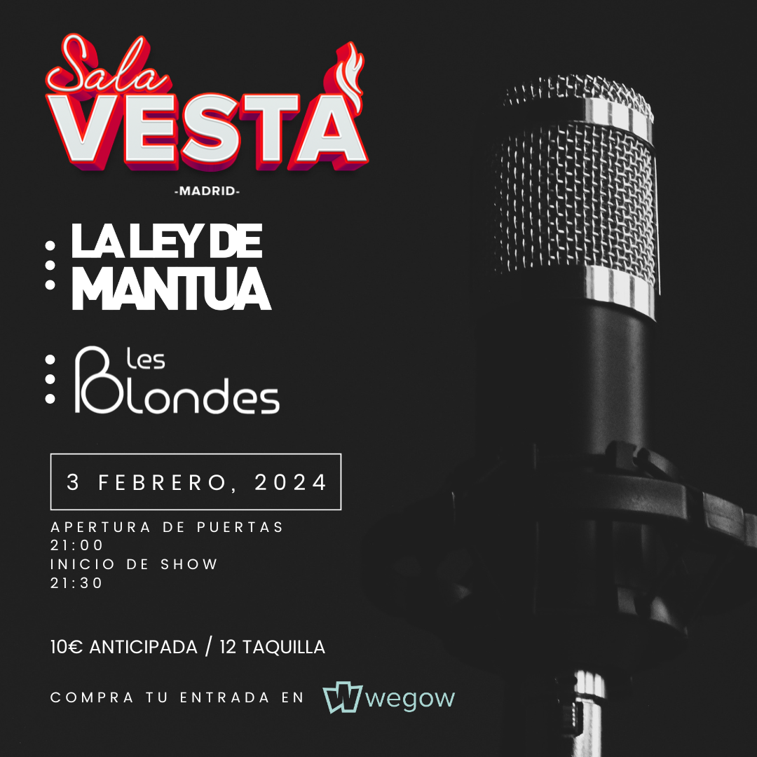 Fotografía promocional de La Ley de Mantua + Les Blondes