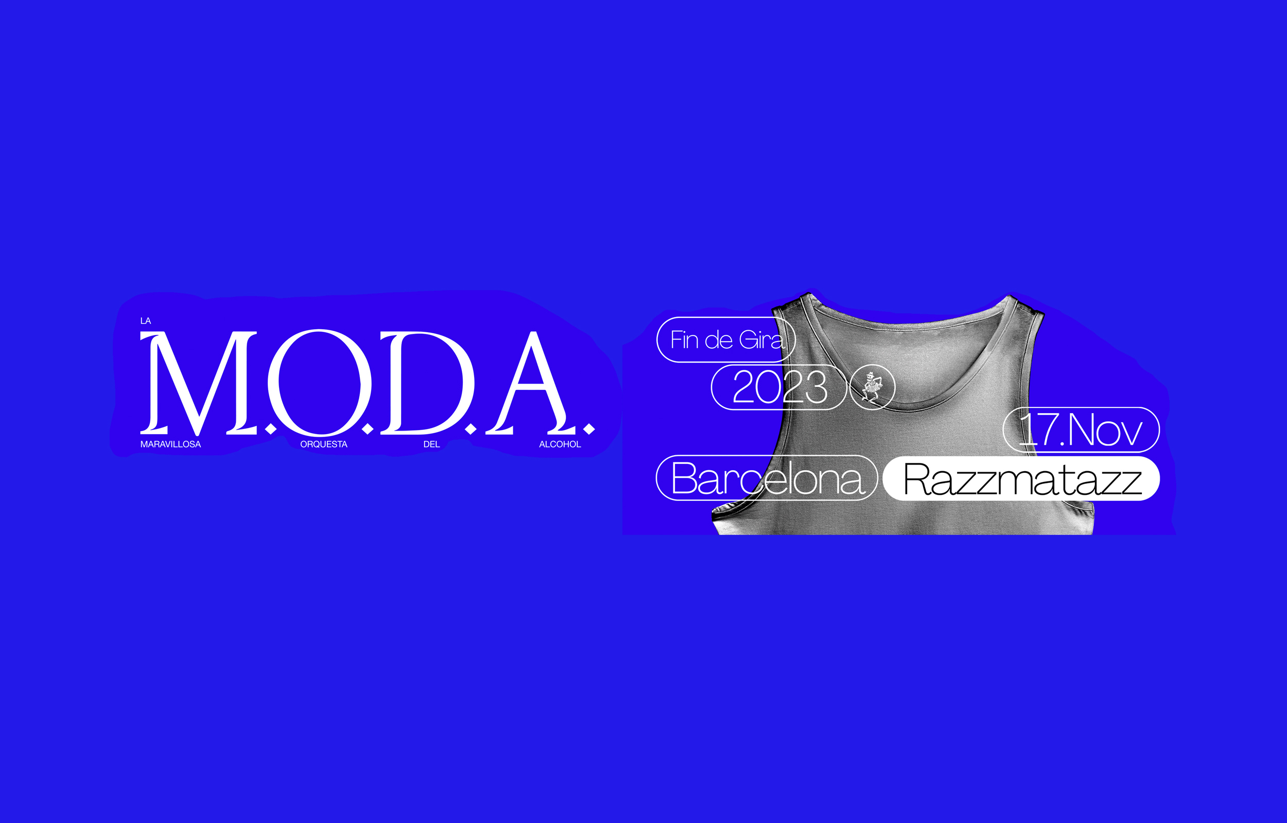 Fotografía promocional de La M.O.D.A. (La Maravillosa Orquesta del Alcohol) - BARCELONA 17 noviembre