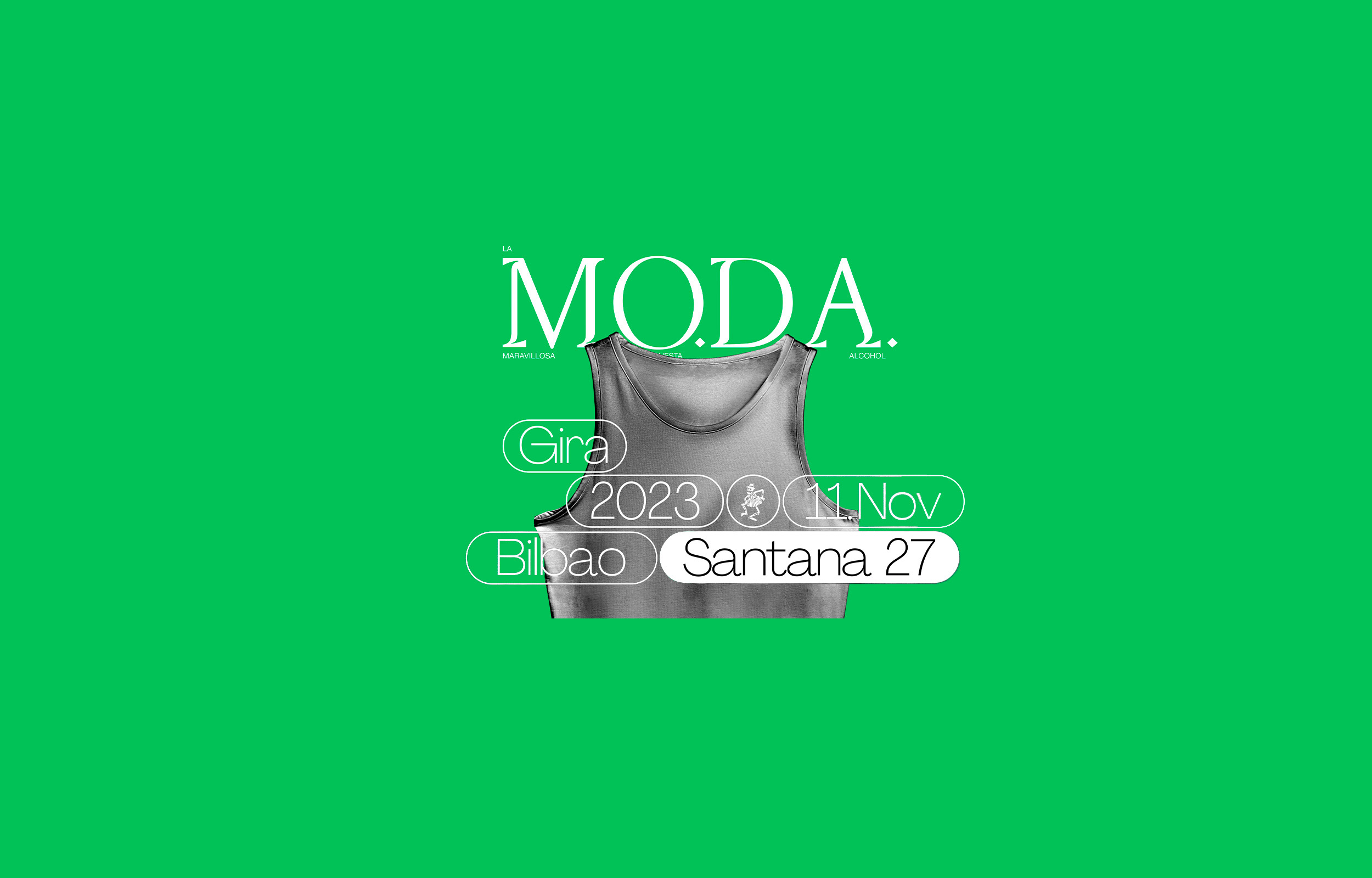 Fotografía promocional de La M.O.D.A. (La Maravillosa Orquesta del Alcohol) - BILBAO 11 noviembre