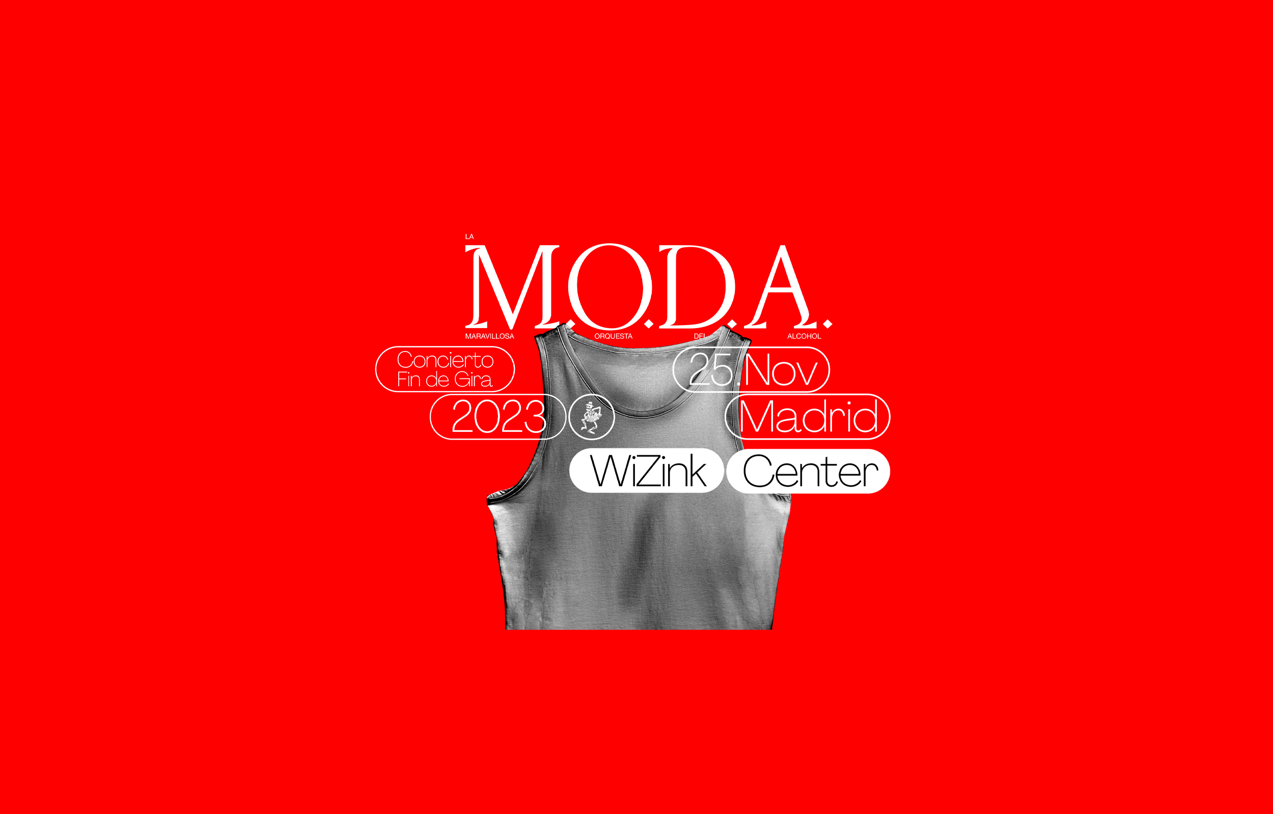 Fotografía promocional de La M.O.D.A. (La Maravillosa Orquesta del Alcohol) - MADRID 25 noviembre