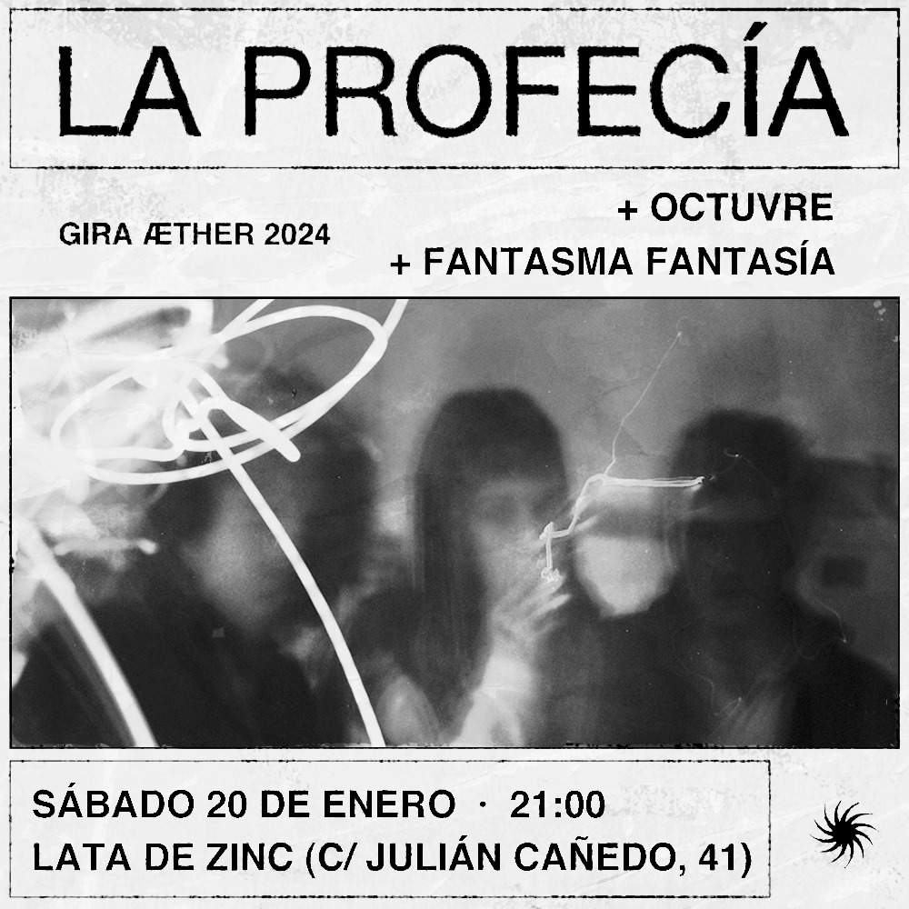 Fotografia promozionale di La Profecía + Fantasma Fantasía + Octuvre.