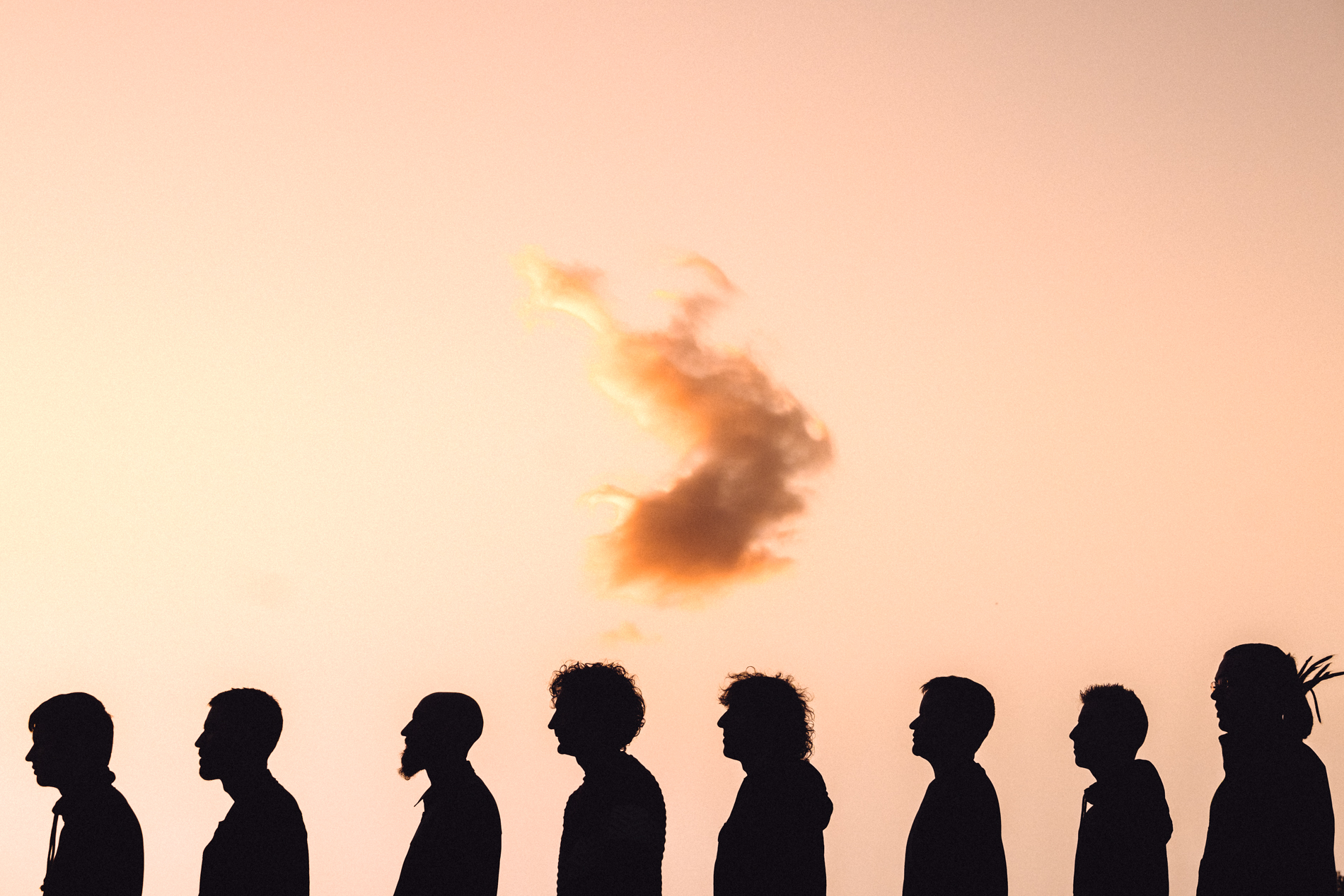 Fotografía promocional de La Regadera en concierto en Burgos