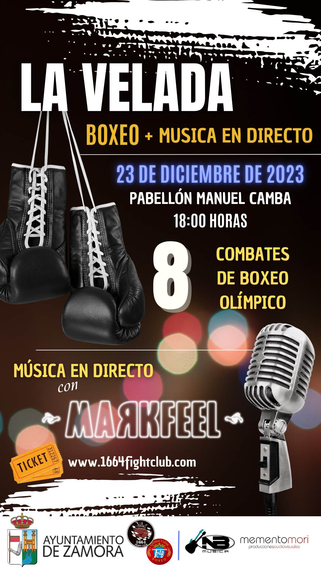 Fotografía promocional de La Velada | Boxeo + Música en Directo