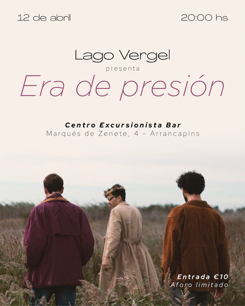 Fotografía promocional de Lago vergel presenta su nuevo disco en València
