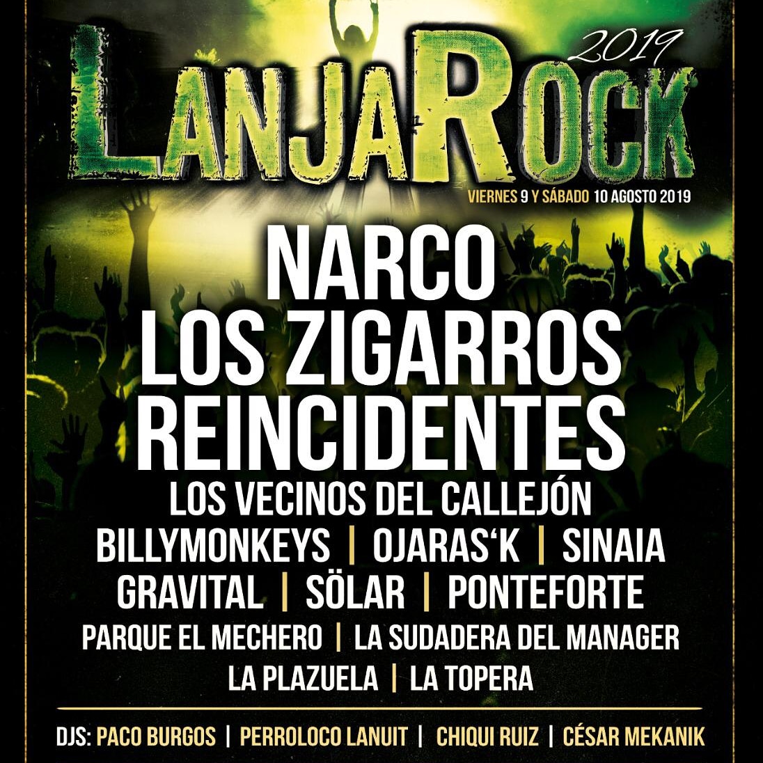 Fotografía promocional de LANJAROCK 2019