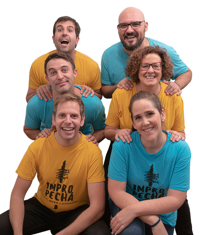 Fotografía promocional de Las Noches del Inglés. Impro Pechá