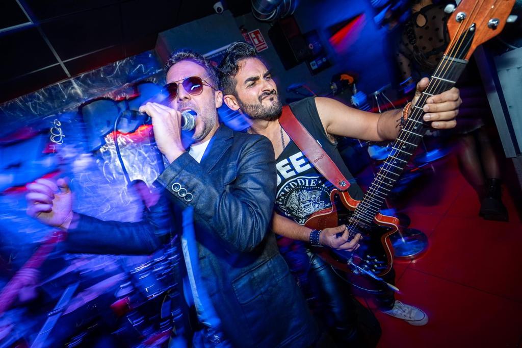 Fotografía promocional de Las Noches del Inglés. Queen of the Night. Concierto tributo a Queen