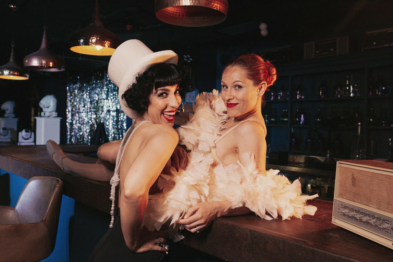 Fotografía promocional de Las Noches del Inglés. Virginia Alexandre & The Vintage Experience