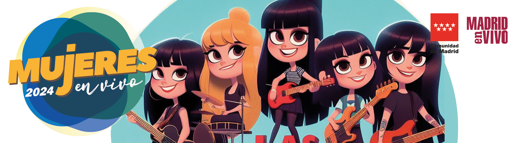 Fotografía promocional de Mujeres en Vivo: Las Peletes + Dishonests en Maravillas Club