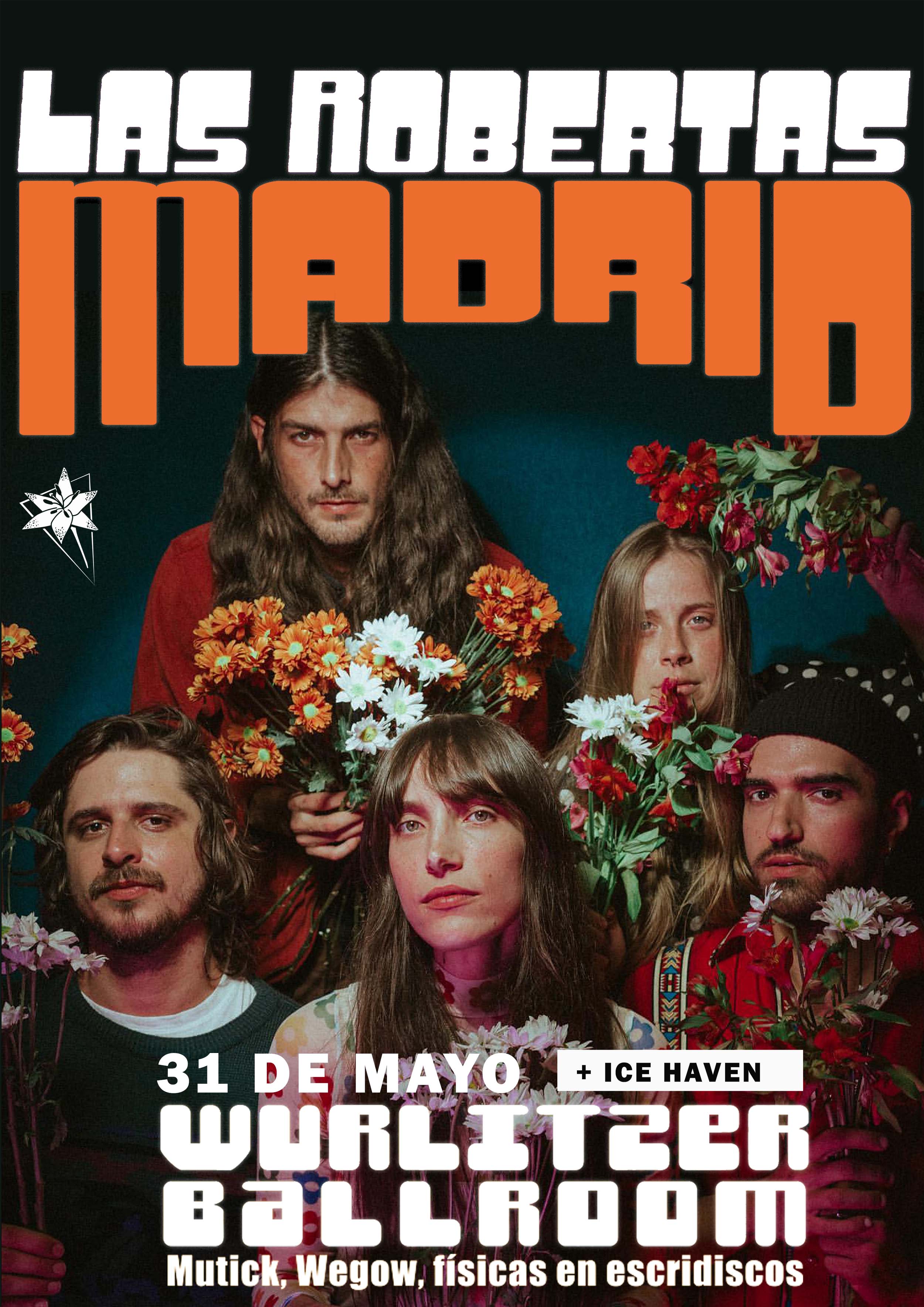 Fotografía promocional de Las Robertas, concierto en Madrid