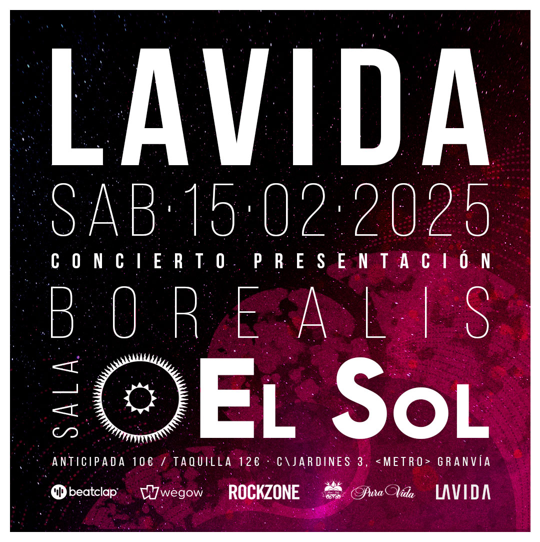 Fotografía promocional de LAVIDA EN SALA EL SOL (MADRID)