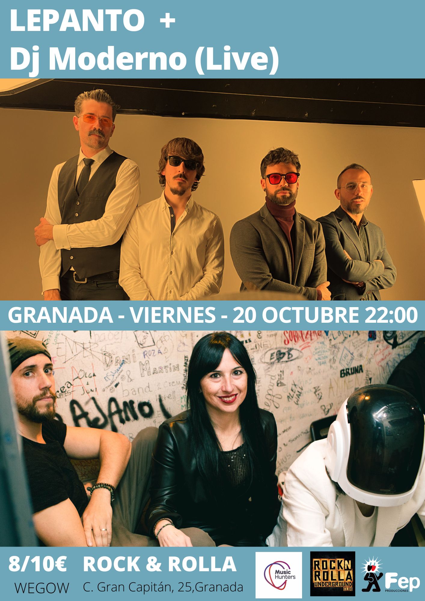 Fotografía promocional de LEPANTO + DJ Moderno (Live) en Granada