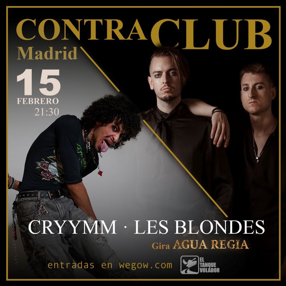 Fotografía promocional de LES BLONDES + CRYYMM en Madrid