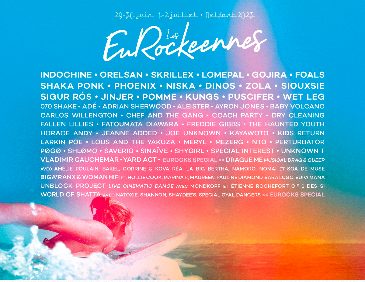 Promofoto von Les Eurockéennes de Belfort 2023.