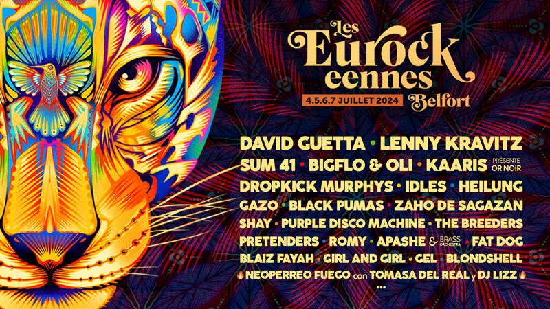 Promofoto von Les Eurockéennes de Belfort 2024.
