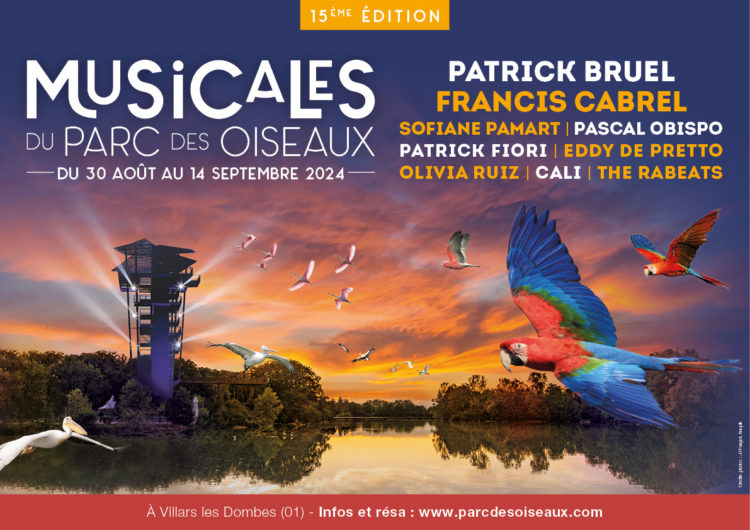 Fotografía promocional de Les Musicales du Parc Des Oiseaux 2024