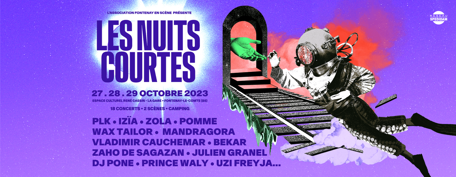 Promotional photograph of Les Nuits Courtes 2023.
