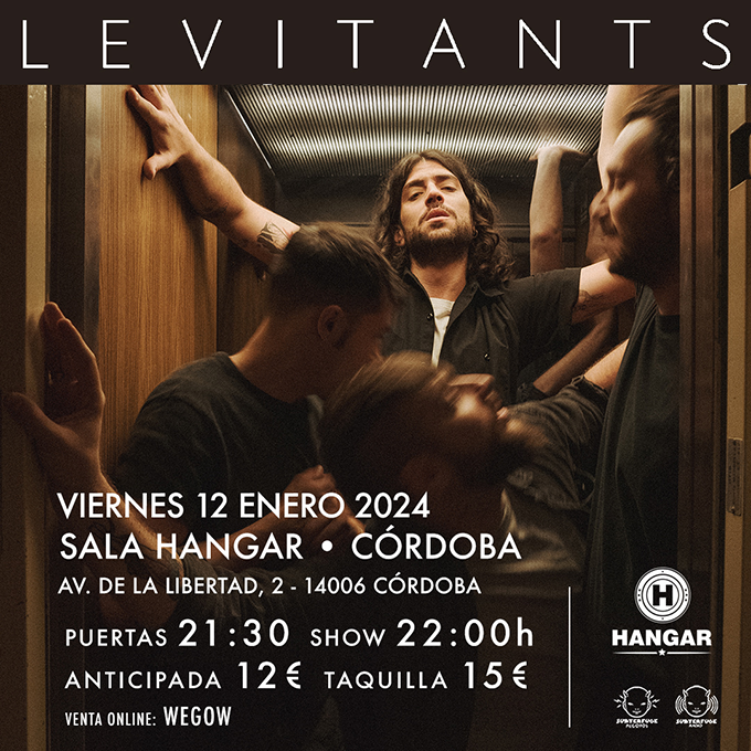 Fotografía promocional de levitants en Córdoba (sala Hangar)