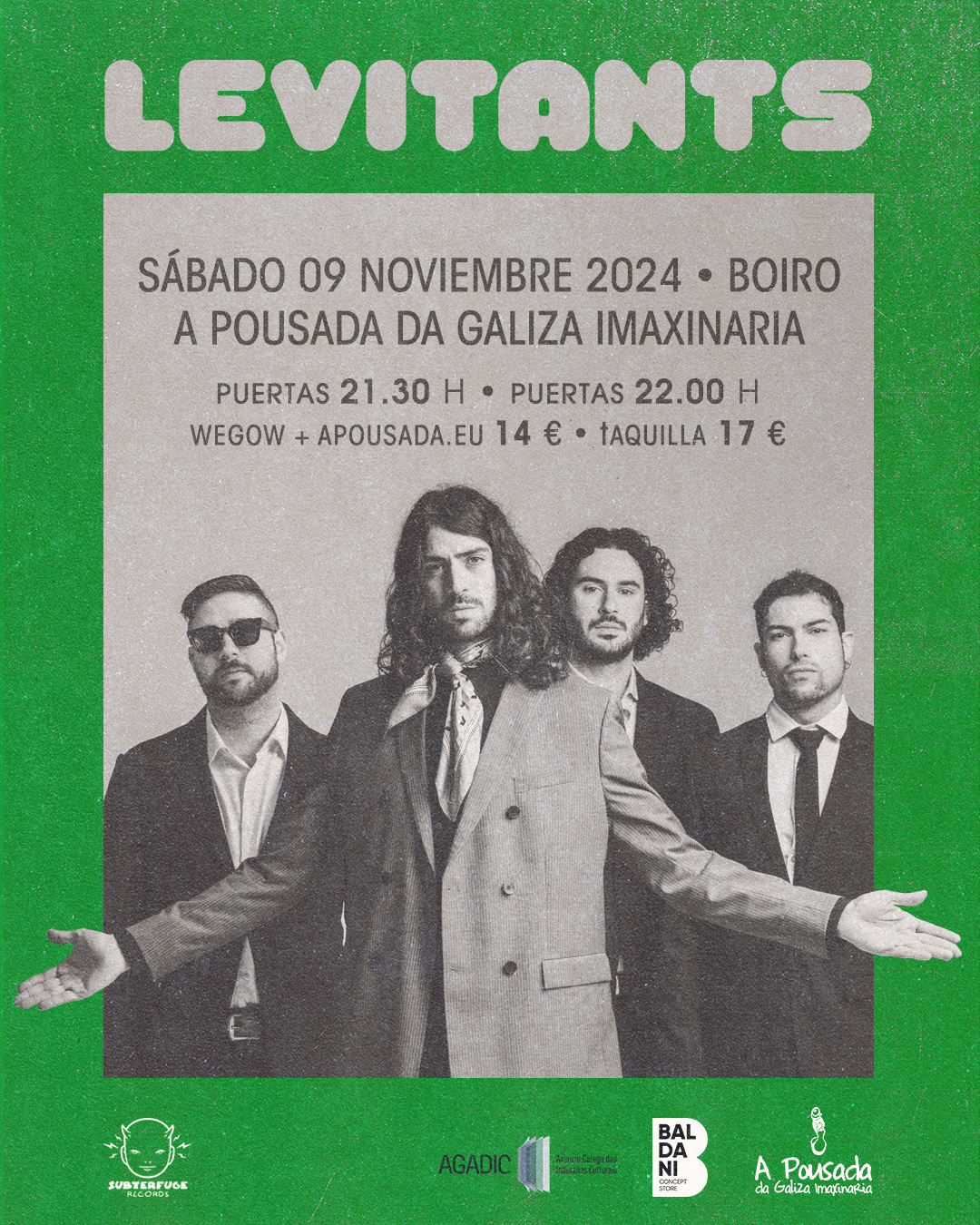 Fotografía promocional de LEVITANTS EN BOIRO ( A Pousada Da Galiza Imaxinaria)