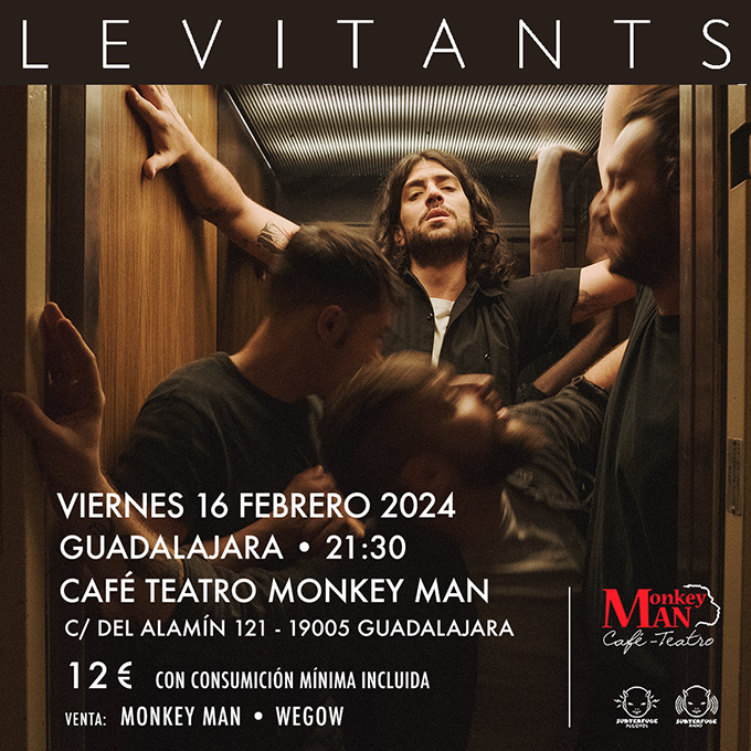 Fotografía promocional de levitants EN Guadalajara (Monkey Man)