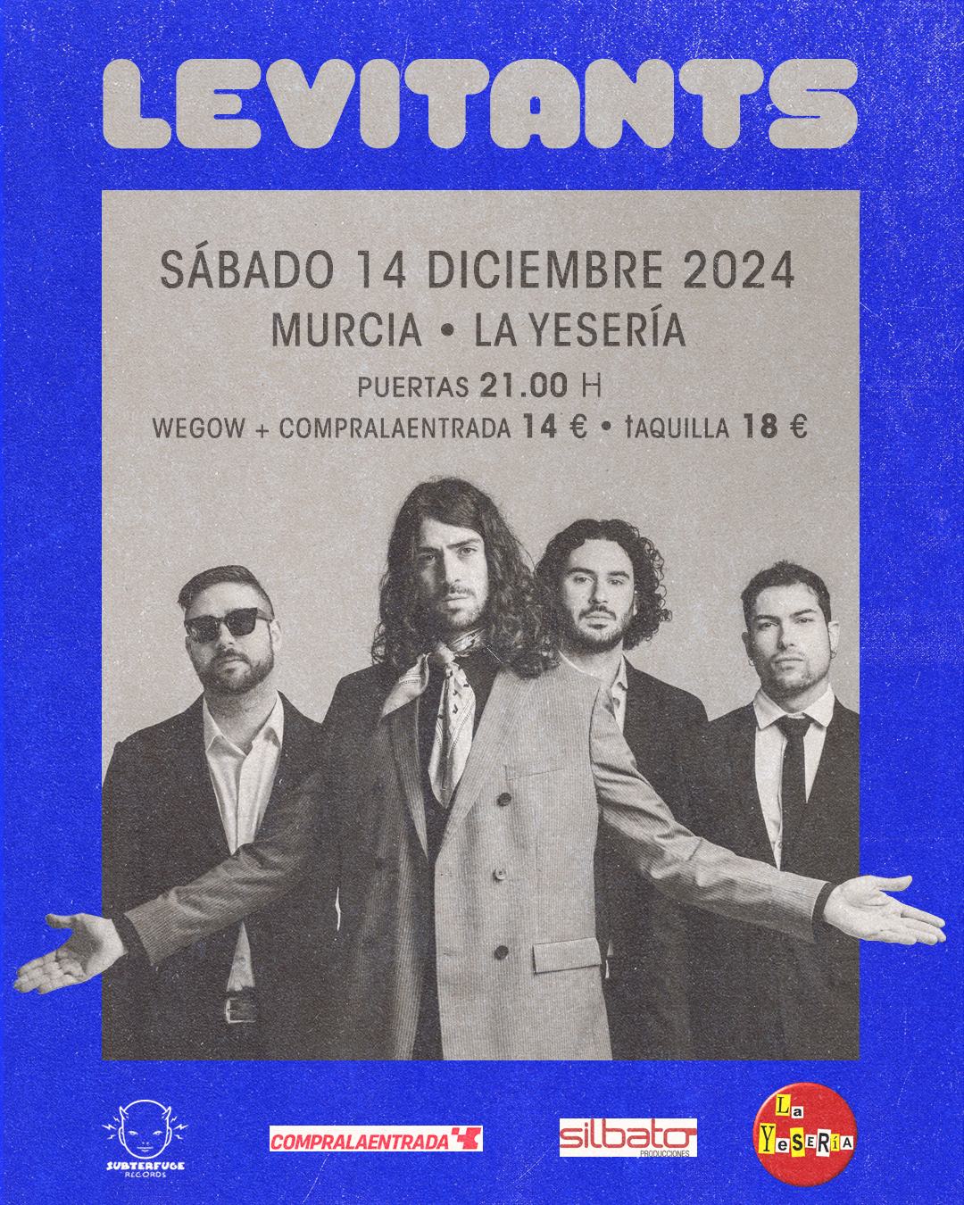 Fotografía promocional de LEVITANTS EN MURCIA (Yesería)