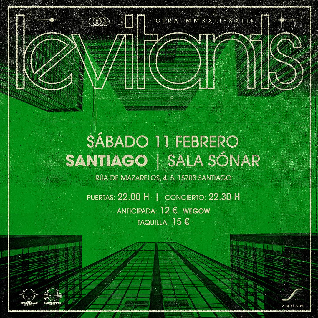 Fotografía promocional de LEVITANTS EN SANTIAGO