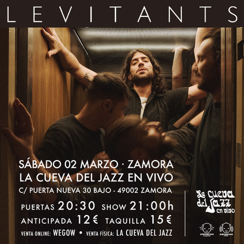 Fotografía promocional de levitants en ZAMORA (La Cueva Del Jazz)