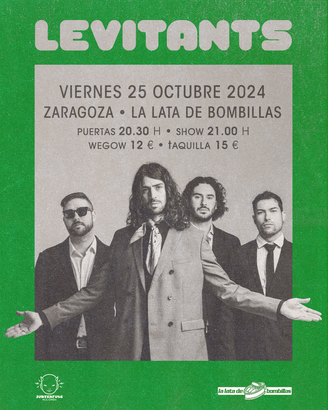 Fotografía promocional de LEVITANTS EN ZARAGOZA (La Lata De Bombillas)